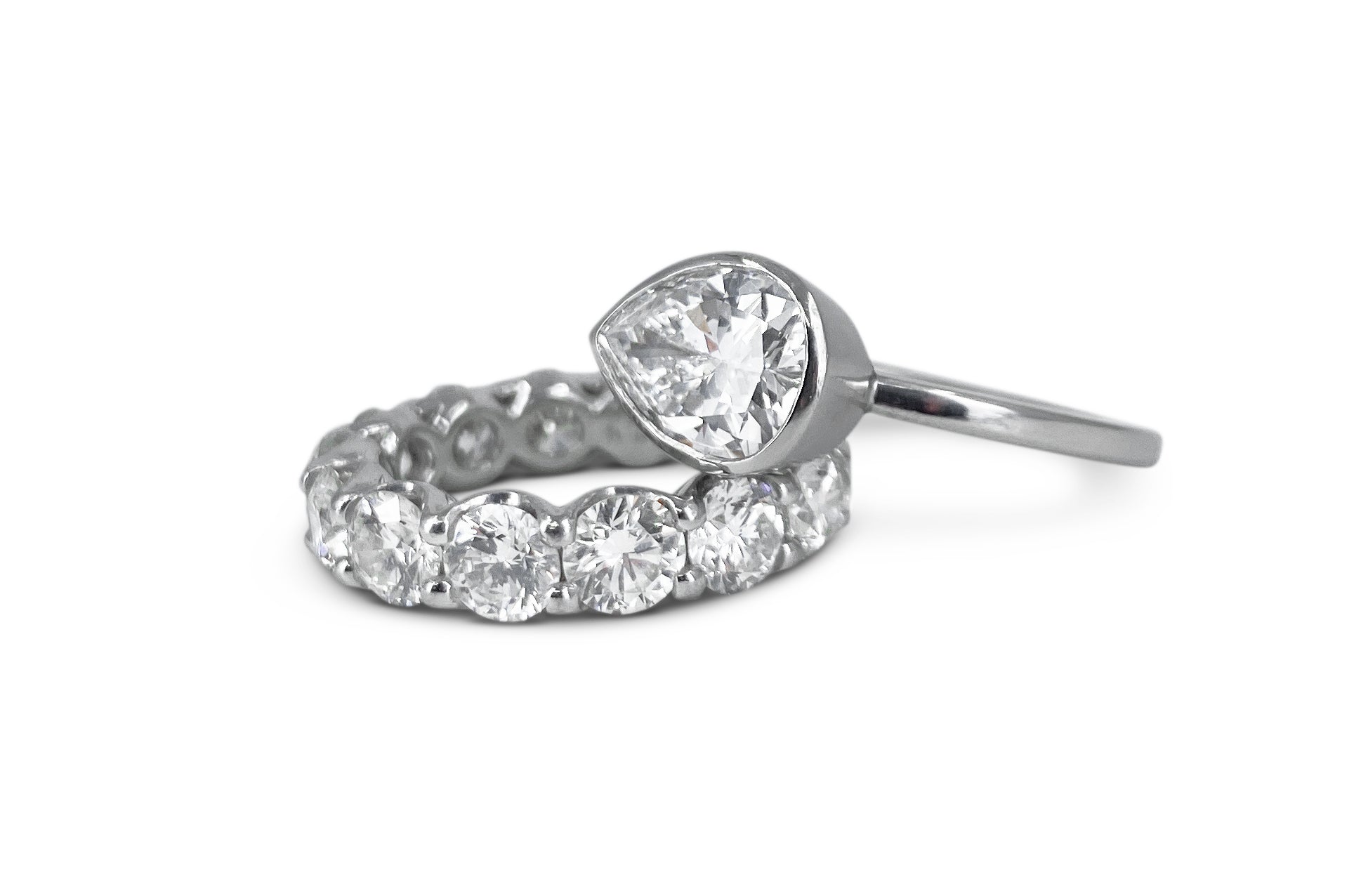 Reset your pear shaped diamond