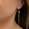 Driftwood Earrings in 18K gold with diamonds and &quot;Original&quot; attachment
