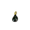 Baroque Black and gray Tahitian Pearl Pendant in 18K Gold made by Ayesha Mayadas