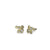 Bubble earring studs with diamonds