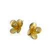 Freesia earrings in 18K gold with diamonds