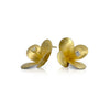 Freesia earrings in 18K gold with diamonds