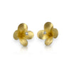 Freesia earrings in 18K gold with diamonds