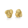 Large Autumn Leaves Earrings forged in 18K yellow gold by Ayesha Mayadas