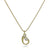 18Kt and oval diamond pendant in an embrace motif or mother and child motif.  Made by Ayesha Mayadas
