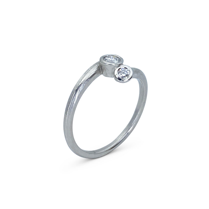 Star Cluster Wedding Band in Gold with Diamonds