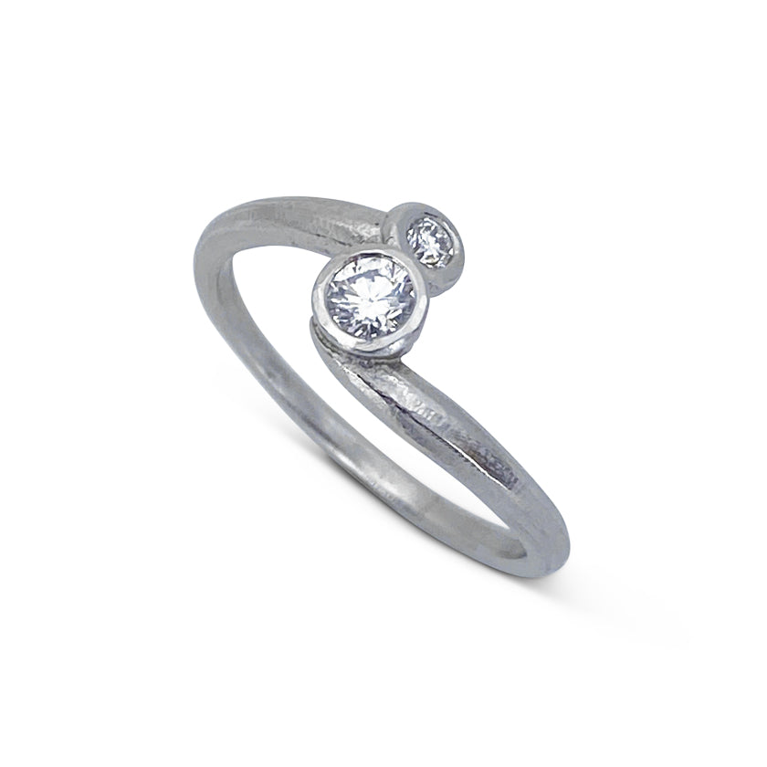 Star Cluster Wedding Band in Gold with Diamonds