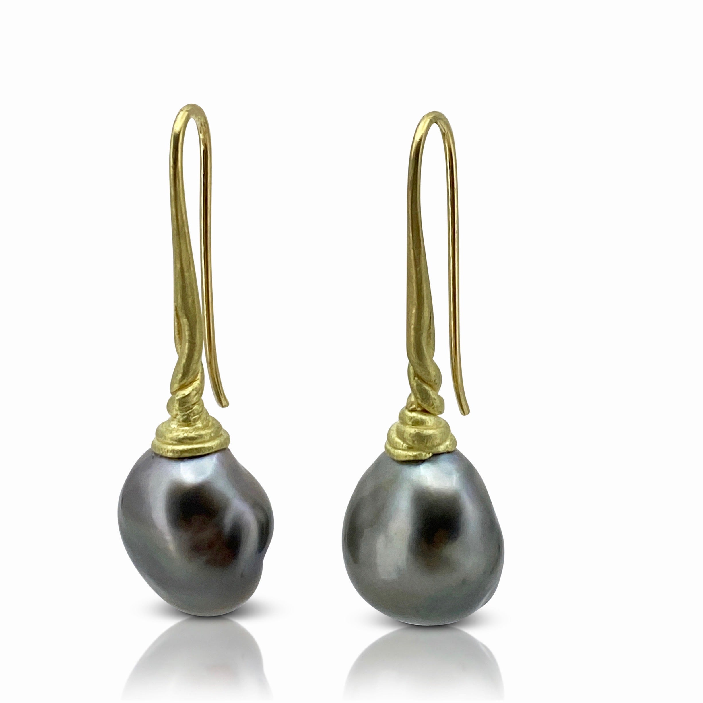 Top 126+ black pearl drop earrings