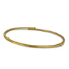 Stepped Bangle in sterling silver, Vermeil finish and diamonds